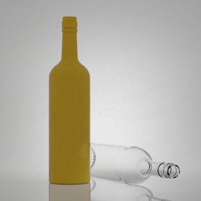 Super Flint Rum Vodka Whisky Tequila Gin Bottiglia di vetro con tappo 750ml 620g Alcolici industriali