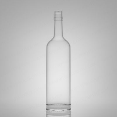 Super Flint Rum Vodka Whisky Tequila Gin Bottiglia di vetro con tappo 750ml 620g Alcolici industriali