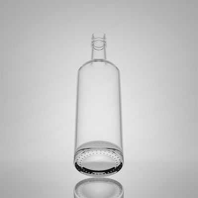 Super Flint Rum Vodka Whisky Tequila Gin Bottiglia di vetro con tappo 750ml 620g Alcolici industriali