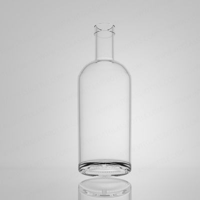 Bottiglia di vetro alimentare per rum vodka whisky tequila gin 750 ml 720 g di sughero incluso