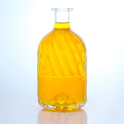 Decal Area etichetta 500ml Super flint in vetro a forma rotonda bottiglia per rum vodka whisky tequila gin