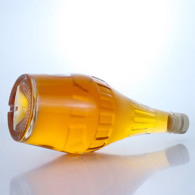 Bottiglia di vetro di pietra trasparente di 700 ml di design elegante per champagne
