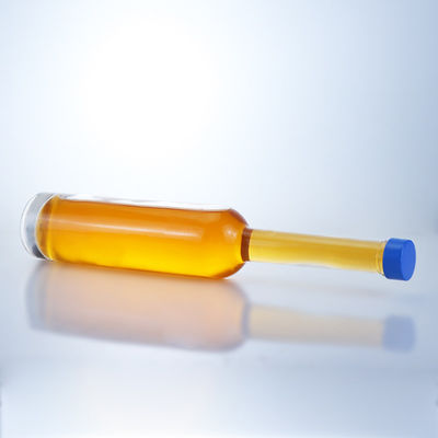 Collare di vetro di pietra trasparente 500 ml Bottiglia a collo lungo per Gin Rum Champagne Brandy Whisky