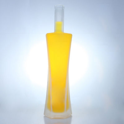 Bottiglia di vetro con logo personalizzato 750 ml Capacità per Gin Rum Champagne Brandy e Whisky