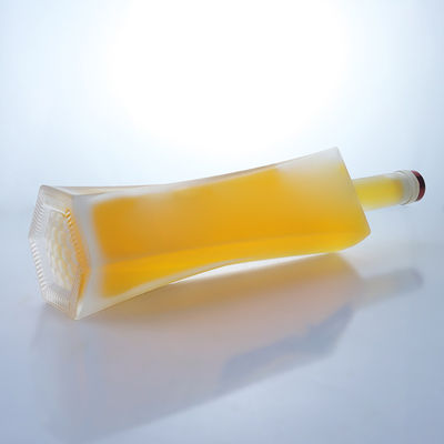Bottiglia di vetro con logo personalizzato 750 ml Capacità per Gin Rum Champagne Brandy e Whisky
