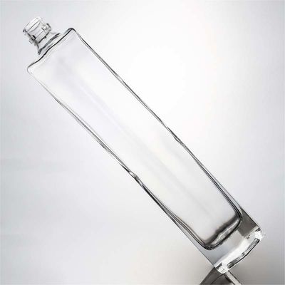 Brandy Champagne Gin Tequila Bottiglia di vetro 700ml con tappo di sughero e logo personalizzato