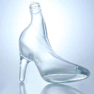 Disegno unico Flint Glass 500ml 750ml Vodka Gin Whisky Brandy Bottiglia vuota con sughero
