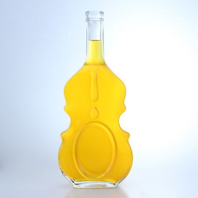 Bottiglia di vetro per vini e bevande di superficie Decal 350 ml 500 ml 750 ml Capacità
