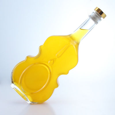 Bottiglia di vetro per vini e bevande di superficie Decal 350 ml 500 ml 750 ml Capacità