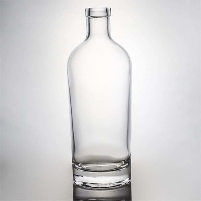 Tappo a vite 750 ml 1000 ml di gin di roccia trasparente rum champagne liquore bottiglia di vetro con tappo di legno