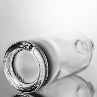 Tappo a vite 750 ml 1000 ml di gin di roccia trasparente rum champagne liquore bottiglia di vetro con tappo di legno