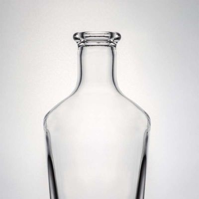 Tequila bottiglia di vetro a pietra alta con logo personalizzato in sughero 700ml 800ml 1000ml vuoto