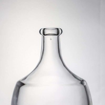 Collare di vetro 500ml 700ml 1000ml Gin vuoto Flint Rum Champagne Latte con sughero