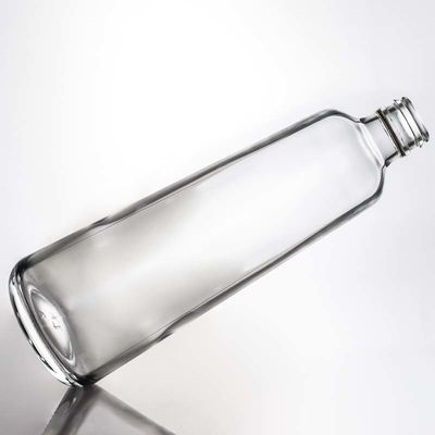 Bottiglia di vetro trasparente Super Flint Round per Gin Rum Vodka Whisky 580ml 1000ml