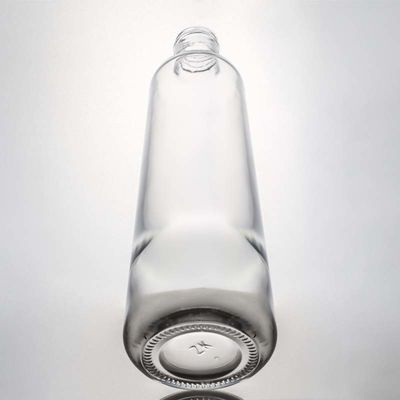 Bottiglia di vetro trasparente Super Flint Round per Gin Rum Vodka Whisky 580ml 1000ml