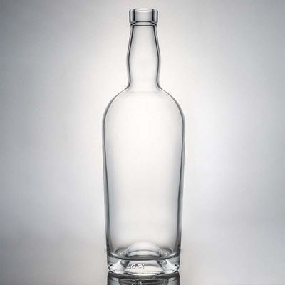 Logo personalizzato High Flint Gin Rum Liquor Bottiglia di vetro con sughero 700ml 800ml 1000ml