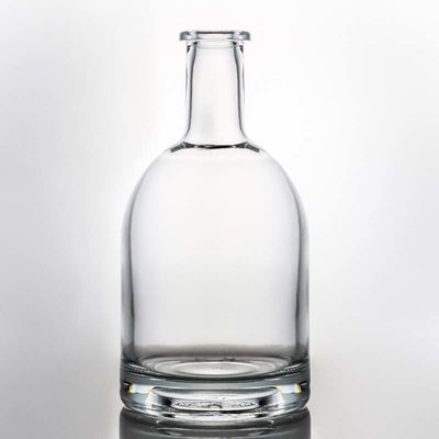 Whisky 750ml 800ml 1000ml Chiara Flint Scala di vetro con sughero di legno