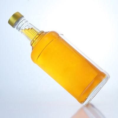 Materiale del colletto Vetro trasparente 500ml 700ml 750ml Flint Glass Bottle per Vodka Gin Rum