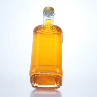 Materiale del colletto Vetro trasparente 500ml 700ml 750ml Flint Glass Bottle per Vodka Gin Rum