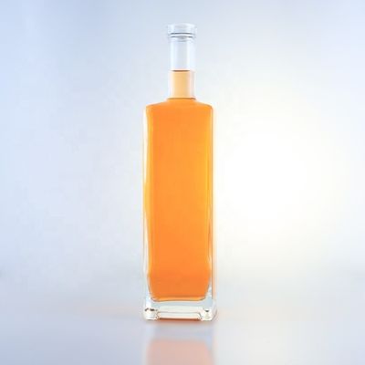 Bottiglia di vetro a fondo spessa 750 ml per liquori, bevande, vini, whisky, vodka, gin