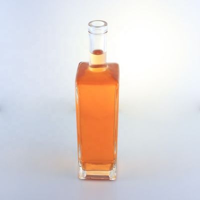 Bottiglia di vetro a fondo spessa 750 ml per liquori, bevande, vini, whisky, vodka, gin