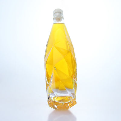 Bottiglia in vetro di 750 ml di whisky vodka spirit per liquori chiara o personalizzata