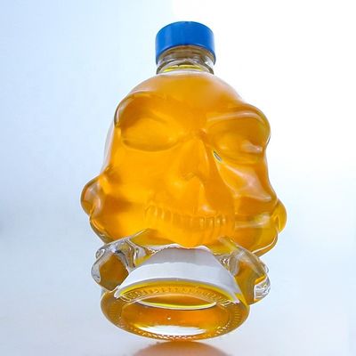 Materiale del collare Vetro vetro Super Flint 750 ml Bottiglia di vetro trasparente con tappo a vite