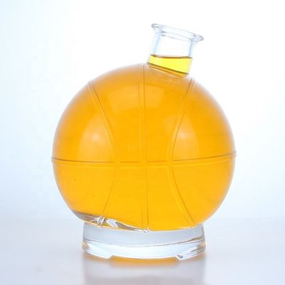 350 ml 500 ml Bottiglia di vetro trasparente a forma di liquore popolare per whisky rum gin brandy