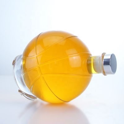 350 ml 500 ml Bottiglia di vetro trasparente a forma di liquore popolare per whisky rum gin brandy