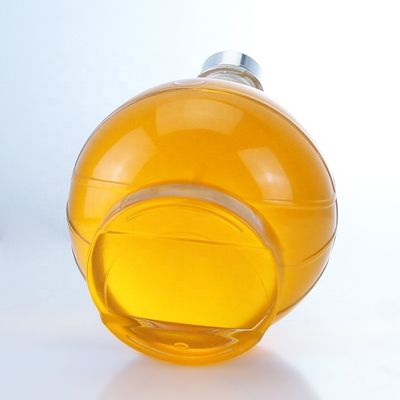 350 ml 500 ml Bottiglia di vetro trasparente a forma di liquore popolare per whisky rum gin brandy