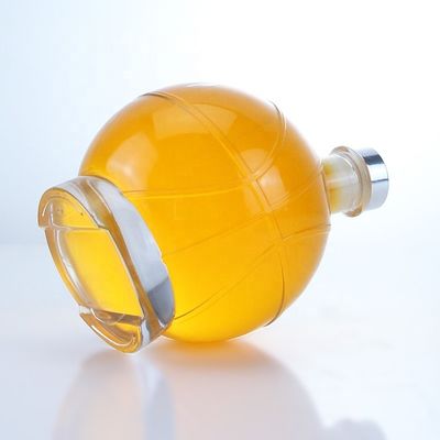 350 ml 500 ml Bottiglia di vetro trasparente a forma di liquore popolare per whisky rum gin brandy