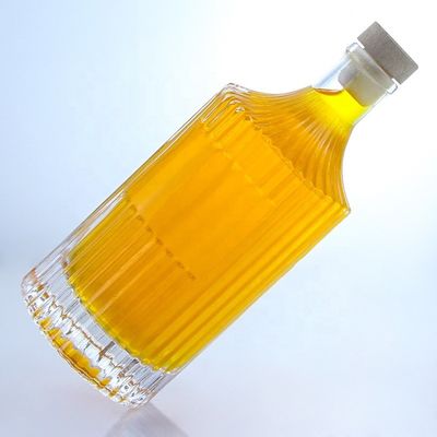 500 ml 750 ml 1000 ml bottiglia di vetro trasparente vuota per vodka gin rum whisky brandy