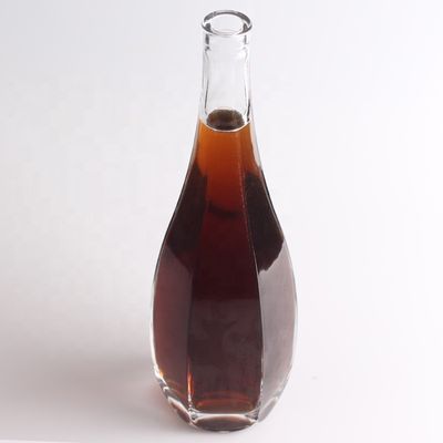 750 ml di vetro trasparente liquore vuoto rum gin liquori vodka tequila bottiglie con sughero