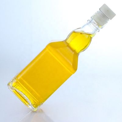 350 ml 500 ml tappo a vite bottiglia trasparente in vetro di pietra per whisky vodka champagne tequila gin rum