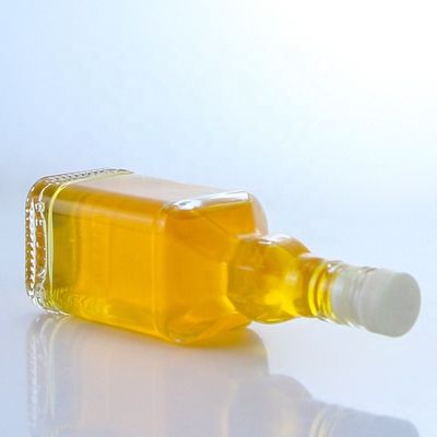 350 ml 500 ml tappo a vite bottiglia trasparente in vetro di pietra per whisky vodka champagne tequila gin rum
