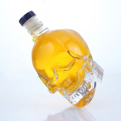 Altre bevande popolari in forma trasparente 700ml 750ml Bottiglia per whisky rum Gin Brandy