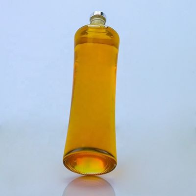 Bottiglia di vetro per vodka gin rum whisky brandy 500ml 750ml 1000ml trasparente vuoto