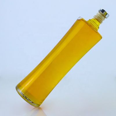 Bottiglia di vetro per vodka gin rum whisky brandy 500ml 750ml 1000ml trasparente vuoto