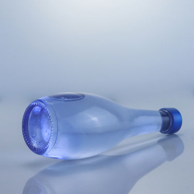 Collare di vetro Disegno unico 2022 Bottiglia vuota blu chiara per Gin Whisky Rum Tequila Brandy