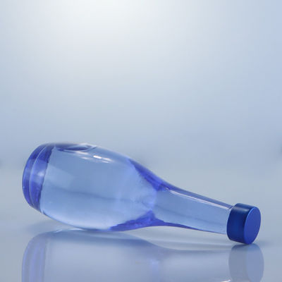 Collare di vetro Disegno unico 2022 Bottiglia vuota blu chiara per Gin Whisky Rum Tequila Brandy