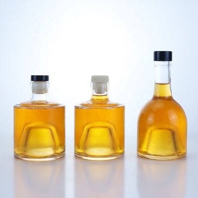 Elegante 500ml 750ml 1000ml Flint Glass Spirits Bottle per Whisky Vodka Champagne Tequila