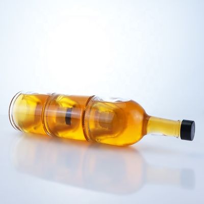 Elegante 500ml 750ml 1000ml Flint Glass Spirits Bottle per Whisky Vodka Champagne Tequila