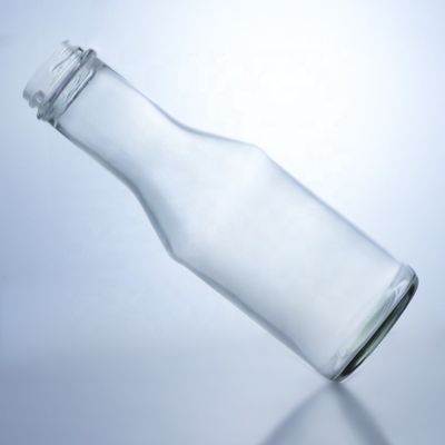 200/375/500/750/1000ml Bottiglia in vetro con tappo a vite per succo d'acqua latte caffè