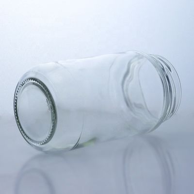 Cappuccio a vite di vino Elegante 410ml 500ml Bottiglia di vetro trasparente per insalata Salsa di chili Ketchup