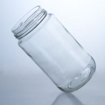 Cappuccio a vite di vino Elegante 410ml 500ml Bottiglia di vetro trasparente per insalata Salsa di chili Ketchup