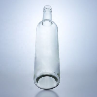 500 ml 700 ml 750 ml 1000 ml Bottiglia di vetro trasparente per il trattamento della superficie del whisky stampato a caldo