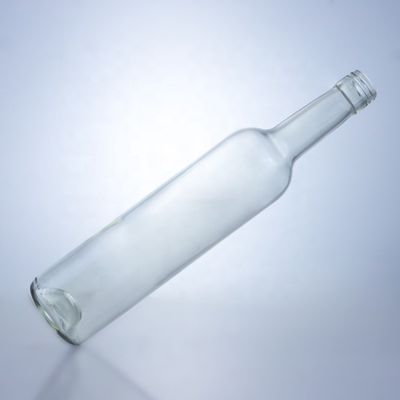 500 ml 700 ml 750 ml 1000 ml Bottiglia di vetro trasparente per il trattamento della superficie del whisky stampato a caldo