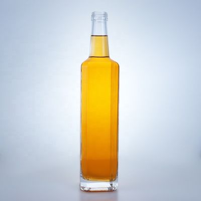 500 ml 750 ml di bottiglie quadrate di whisky vodka per tequila a vite bottiglie di liquore in vetro