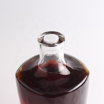 Tipo di tenuta del whisky di sughero 750 ml/1000 ml Bottiglia di vetro trasparente per champagne
