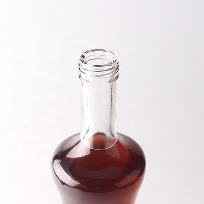 500 ml 750 ml 1000 ml Bottiglia di vetro per tequila Materiale del corpo trasparente personalizzato